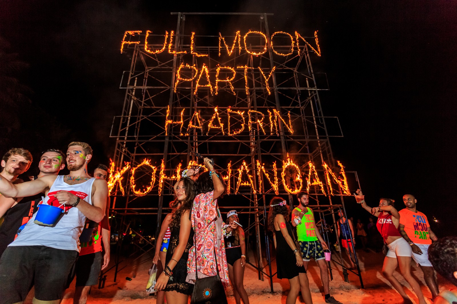 Фул Мун Пати на Пангане (Full Moon Party Koh Phangan) и пляжи Хаад Рина