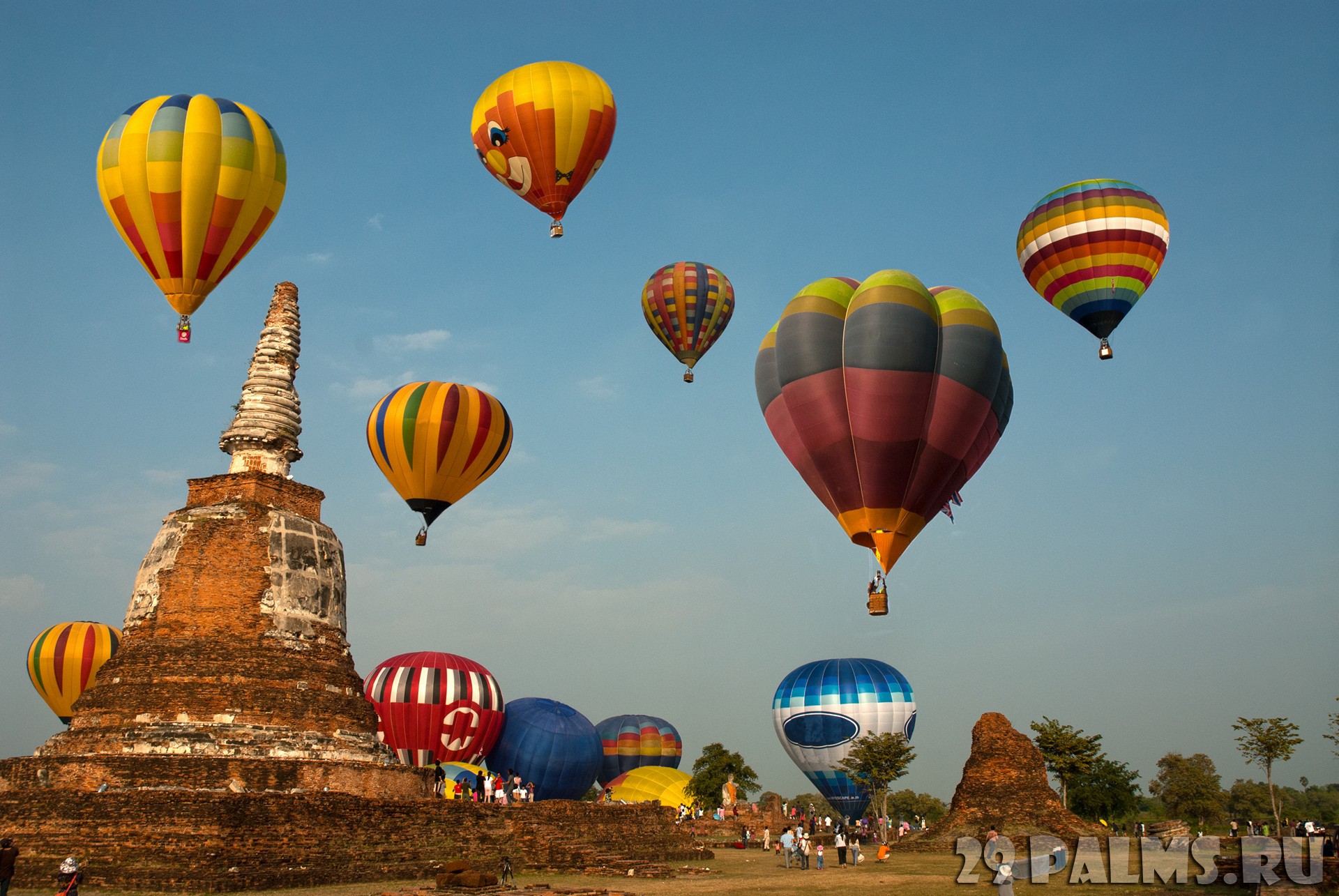 Фестиваль воздушных шаров в Чиангмае, Таиланд
