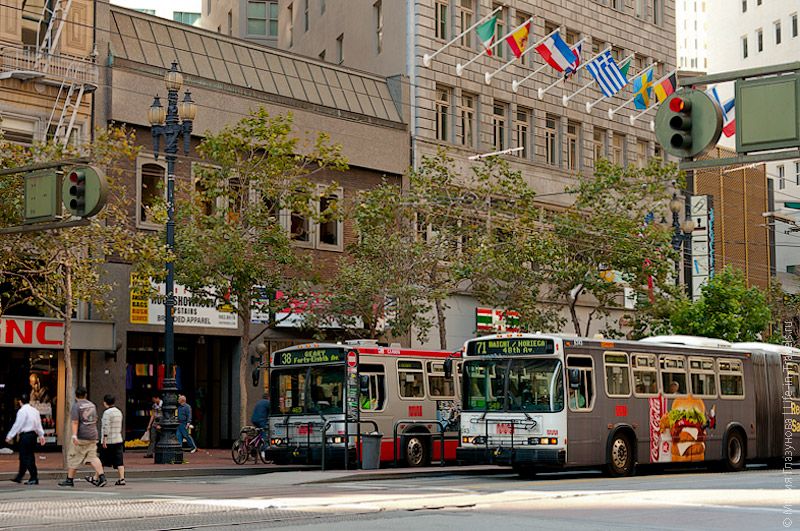 Сан-Франциско, фото популярных достопримечательностей: cable car, площадь Union Square, Китайский квартал