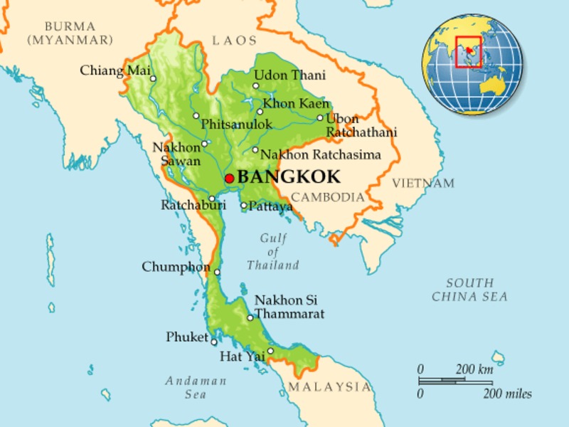 Тайланд. Карты Бангкока – 2019   *