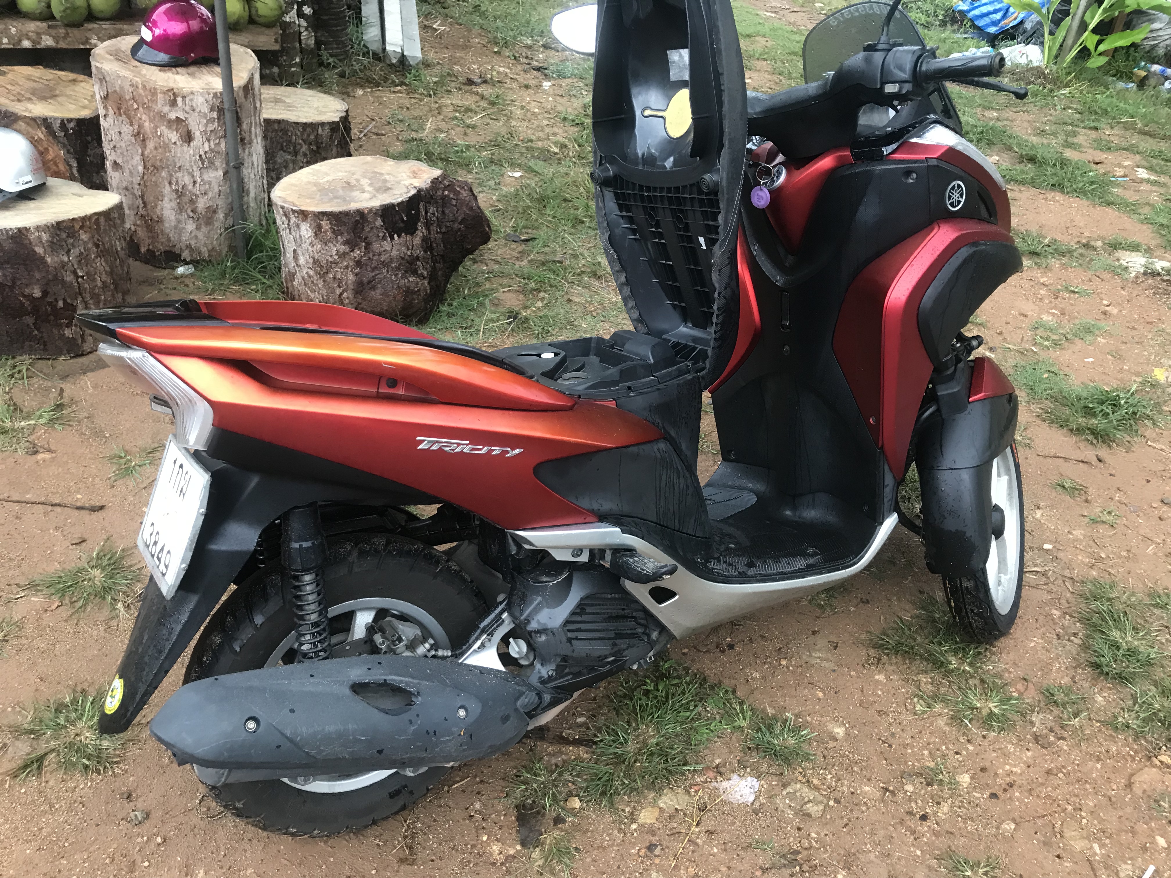 Скутер - трицикл Yamaha "TriCity" в Тайланде: отзыв и фото – 2019   *